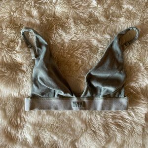 SKIMS Cotton Plunge Bralette